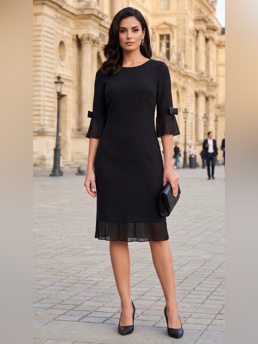 Glamour women Classic Black Attire dress size8